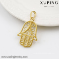 Colgantes de hamsa 32105 xuping en oro de 14 kt sin piedra